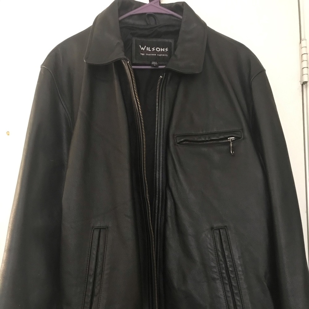 Leather Jacket size L